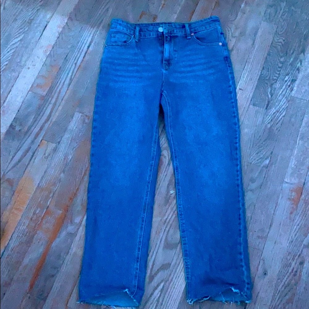 Size 4 High Rise Straight Ankle Jeans NWOT
